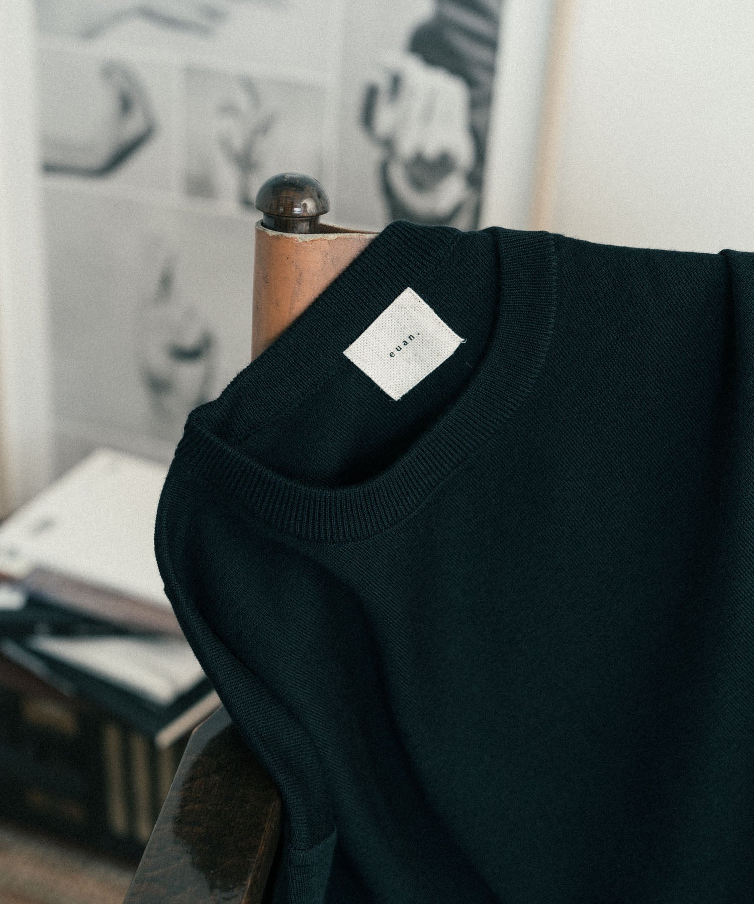 Washable Wool Crew neck Knit /11829 – euan. online store