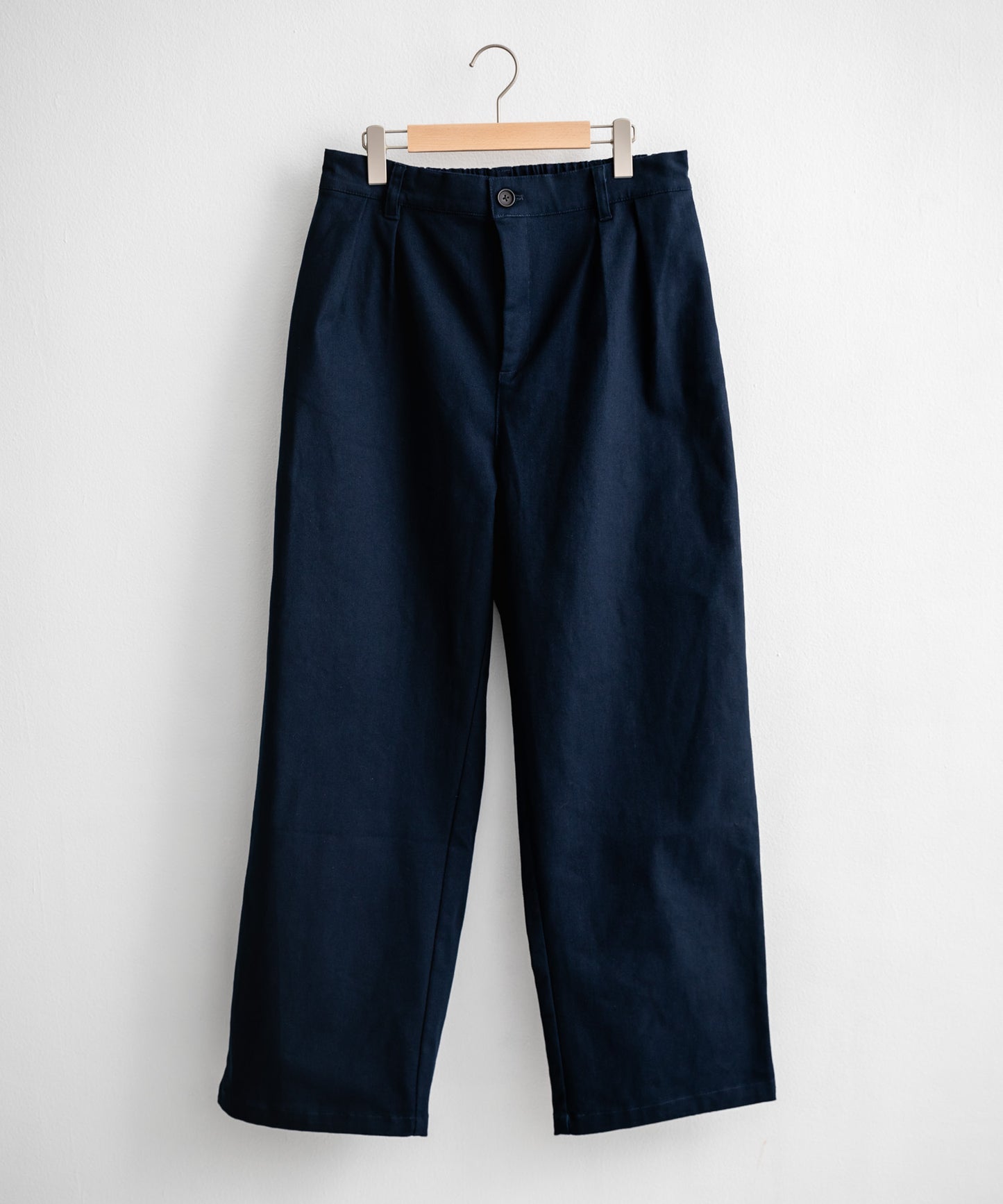 Two tuck wide straight pants/13853