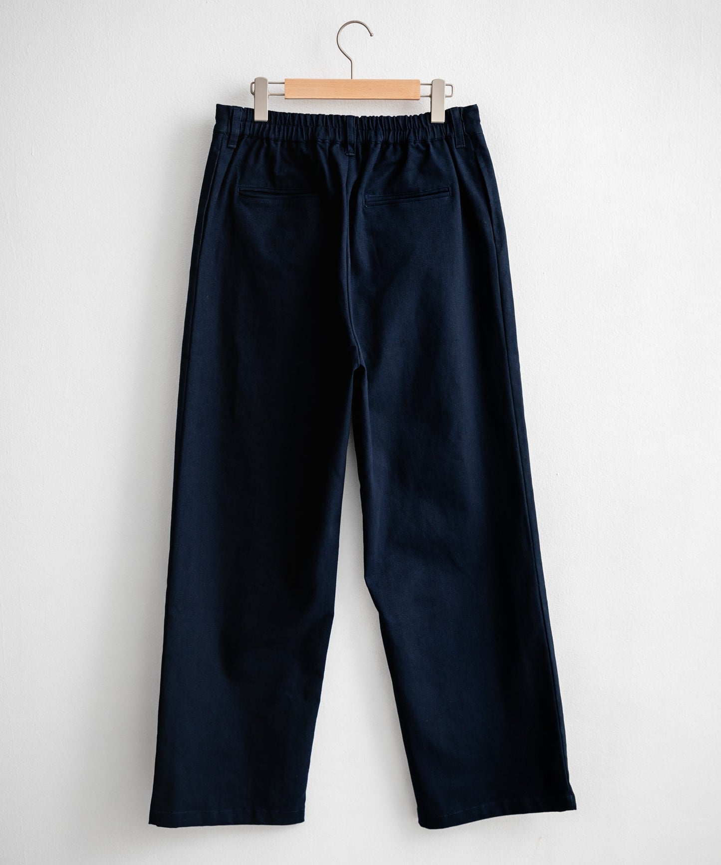 Two tuck wide straight pants/13853