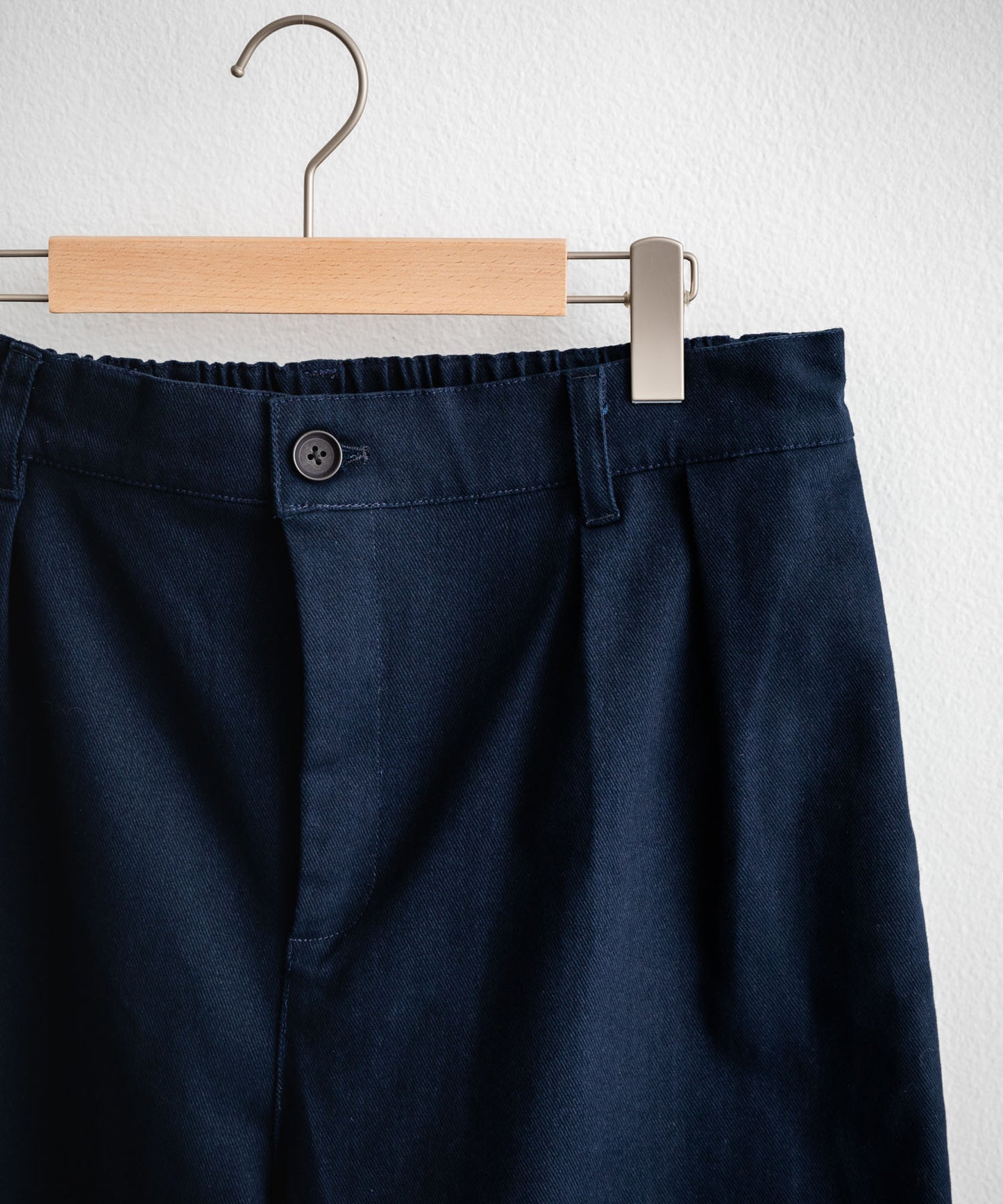 Two tuck wide straight pants/13853