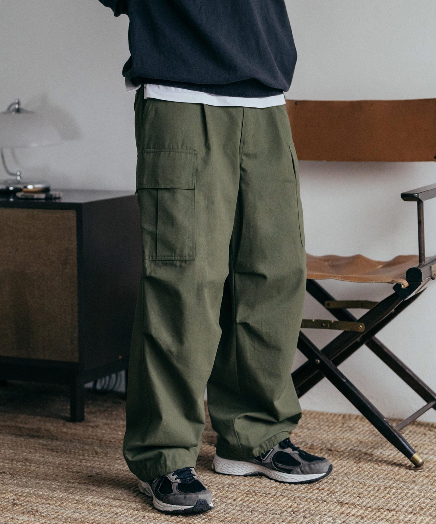 Ripstop Wide Cargo pants/12546