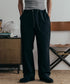 Wide straight Nylon pants/13156