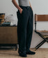 Wide straight Nylon pants/13156