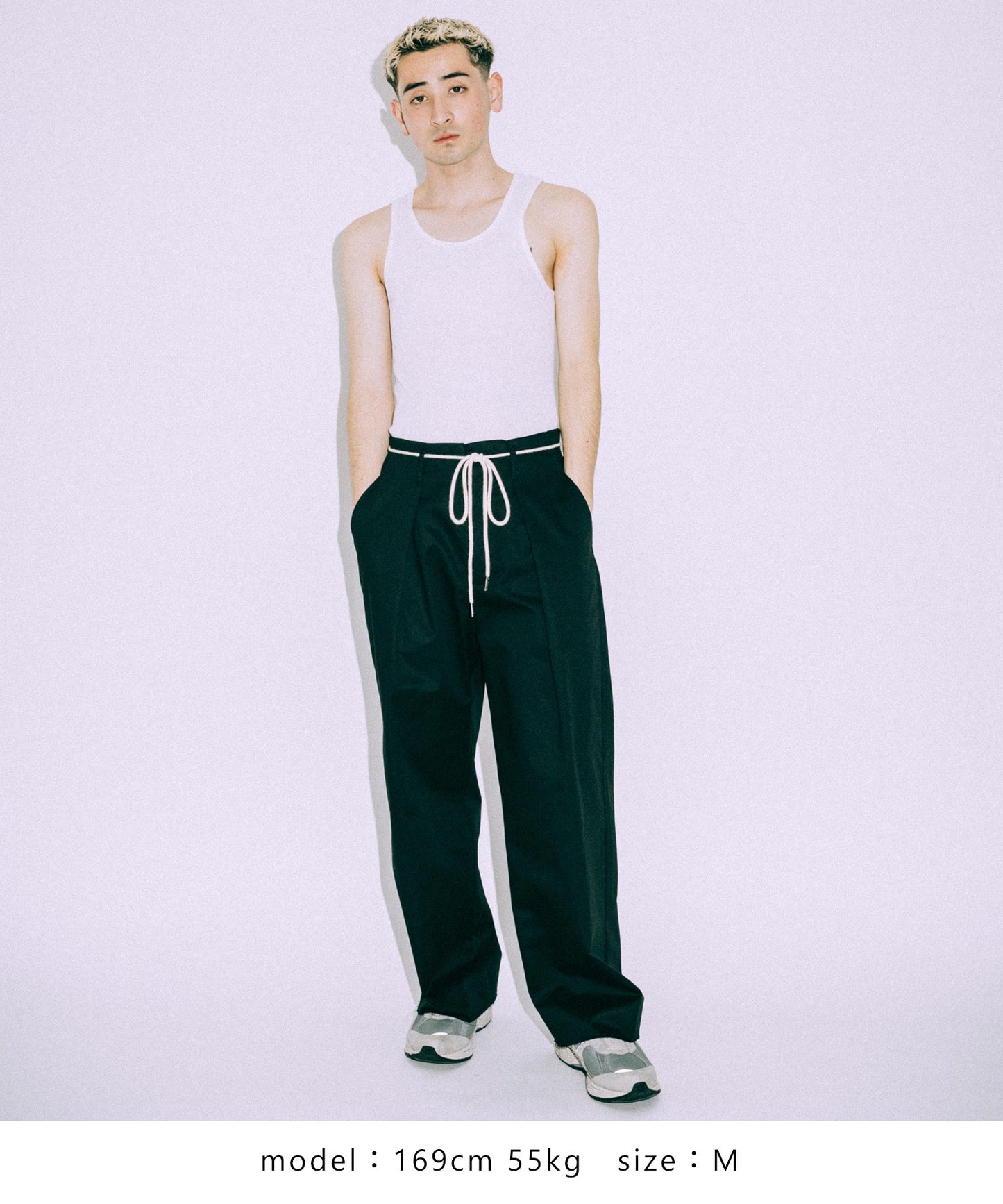 Cut off Tack Wide Buggy pants /11430