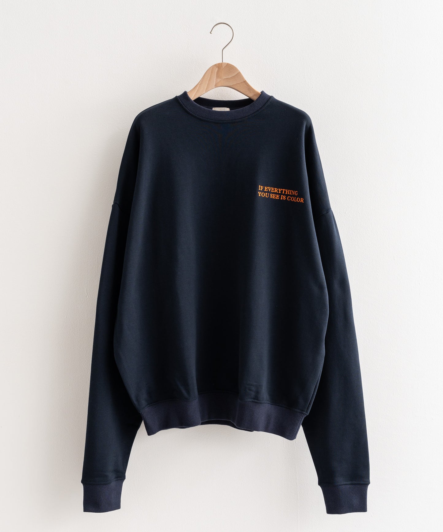 M:JPN One point Embroidery Sweatshirt /11942