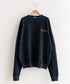 M:JPN One point Embroidery Sweatshirt /11942