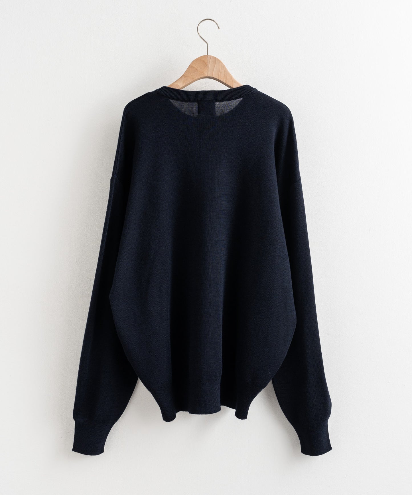 Washable Wool Crew neck Knit /11829