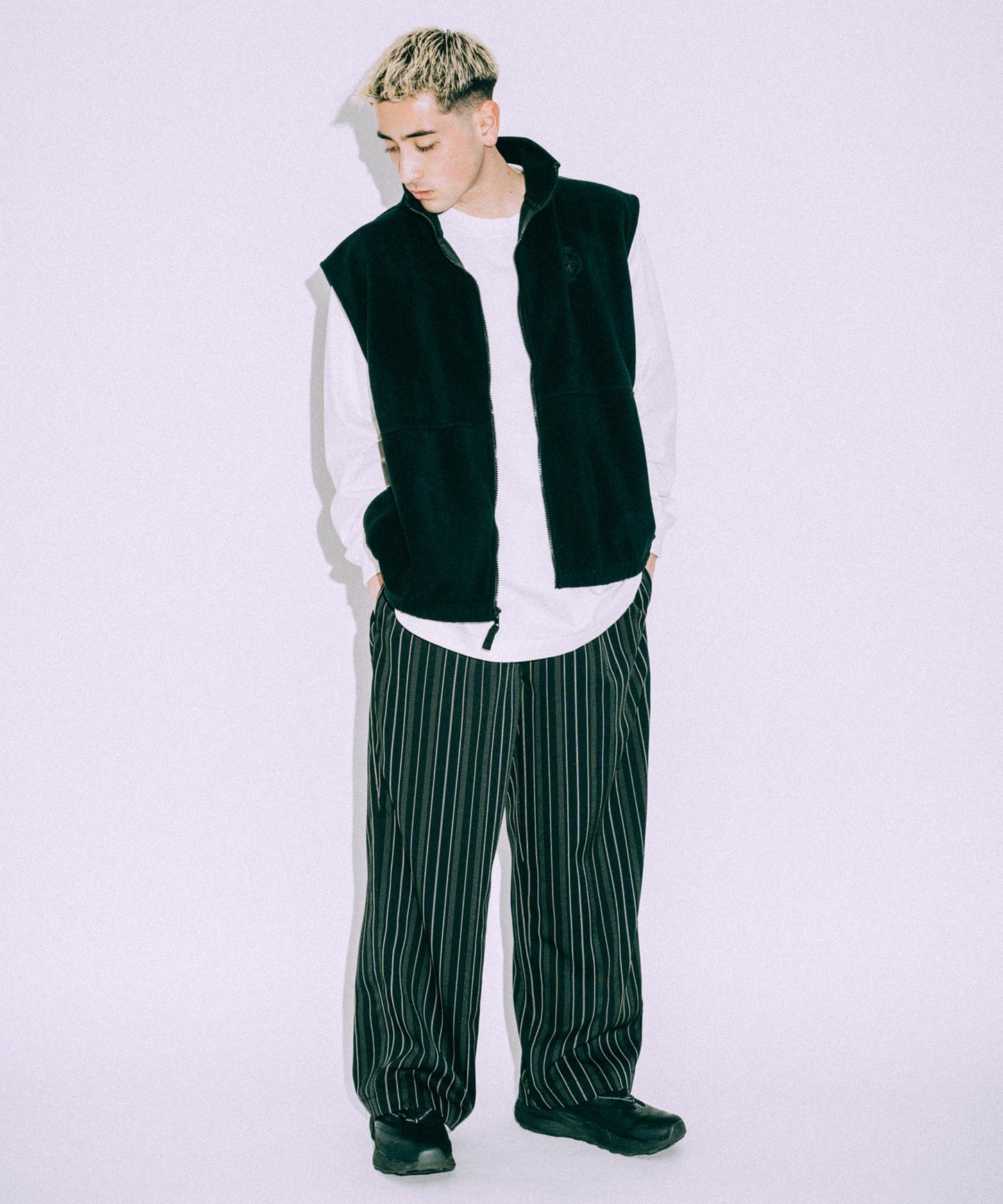 Multi Stripe Relax Pants /11434